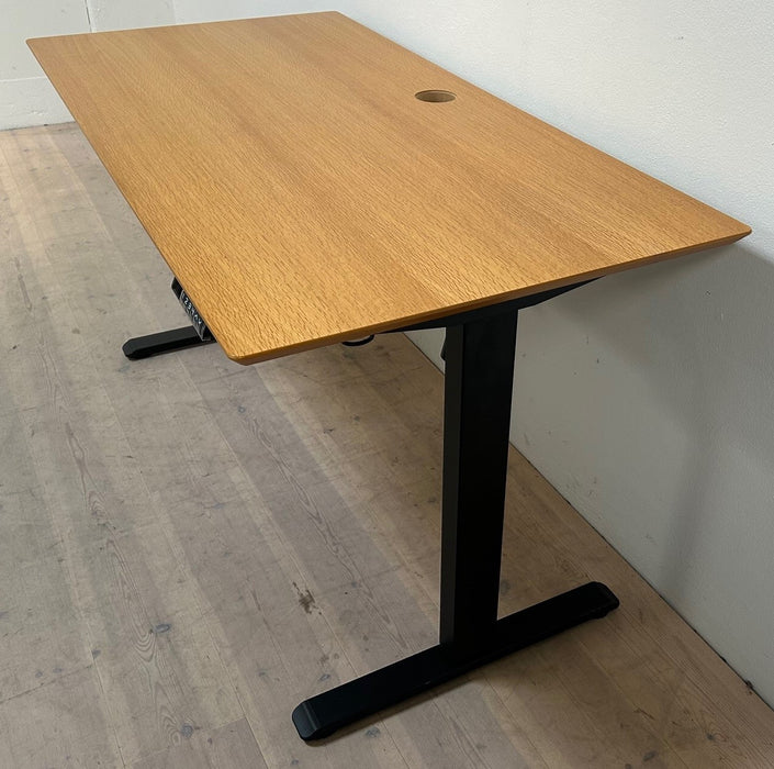NYT ErgoPro Hæve/sænkebord med brugt bordplade