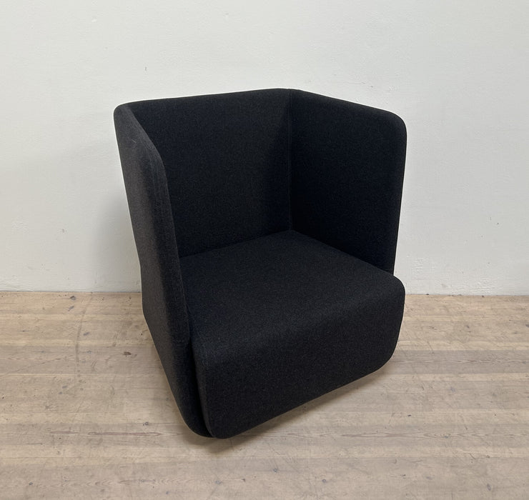 Softline Basket lænestol inkl. Skammel