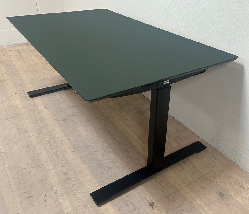 Dencon Hæve sænkebord med NY linoleum bordplade