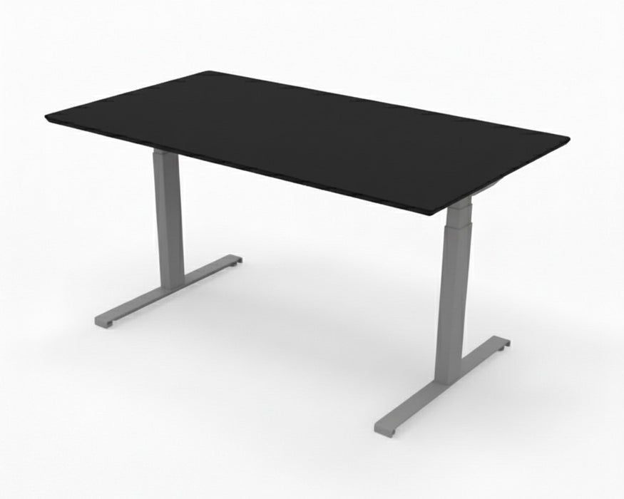NYT Linak hæve/sænkebord med linoleum bordplade
