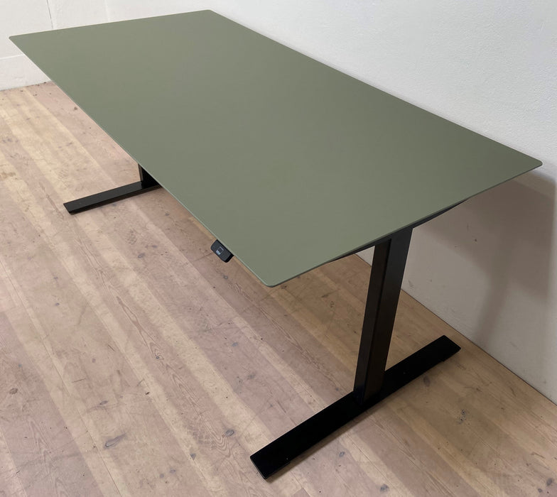 Dencon Hæve sænkebord med NY linoleum bordplade