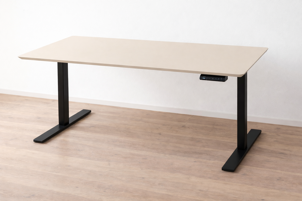 NYT Dencon Hæve/sænkebord med linoleum bordplade