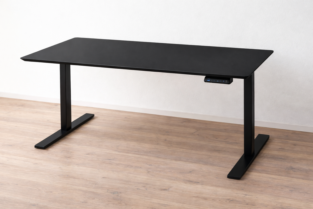 NYT Dencon Hæve/sænkebord med linoleum bordplade